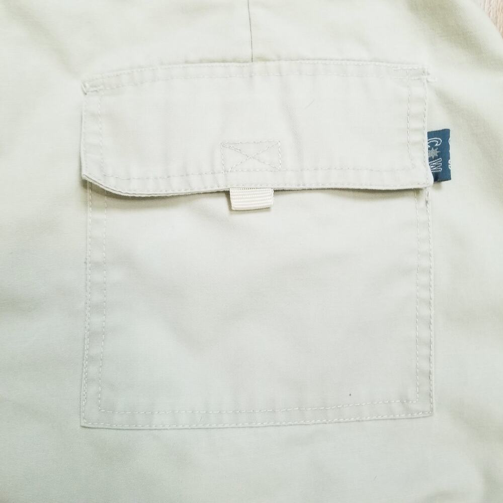 Cargo World Men's Cotton Blend Beige Cargo Shorts Hiking Camping 7 Pockets Sz 36 - Picture 7 of 10